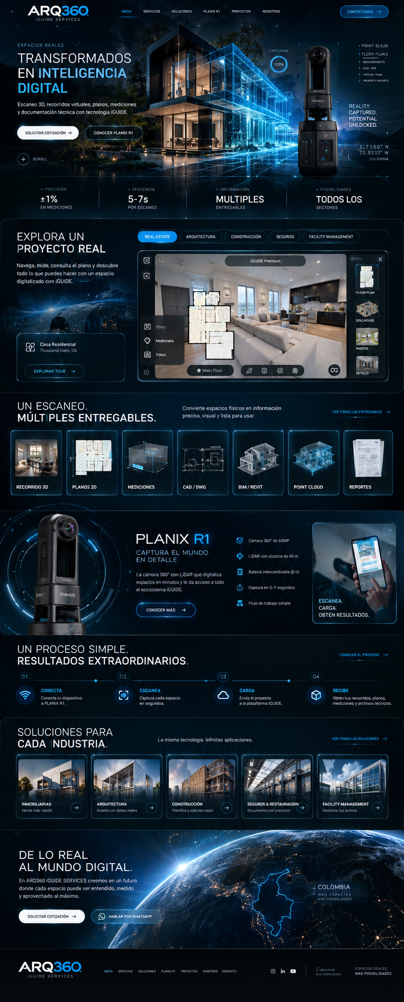 Captura espacial ARQ360